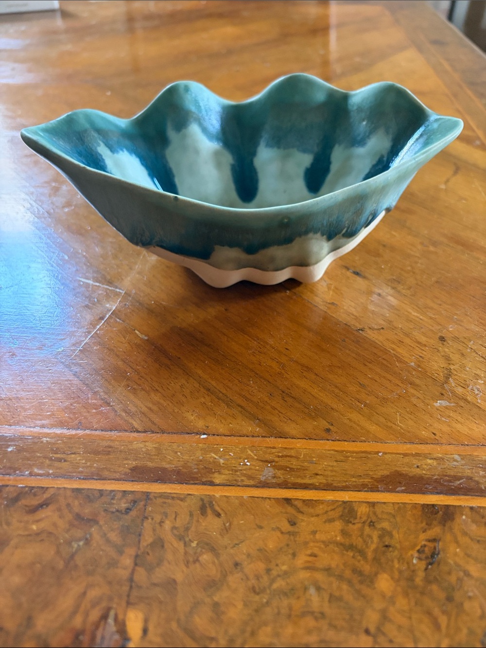 McCarty Pottery Jade Clamshell bowl